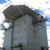 Front side of living quarters